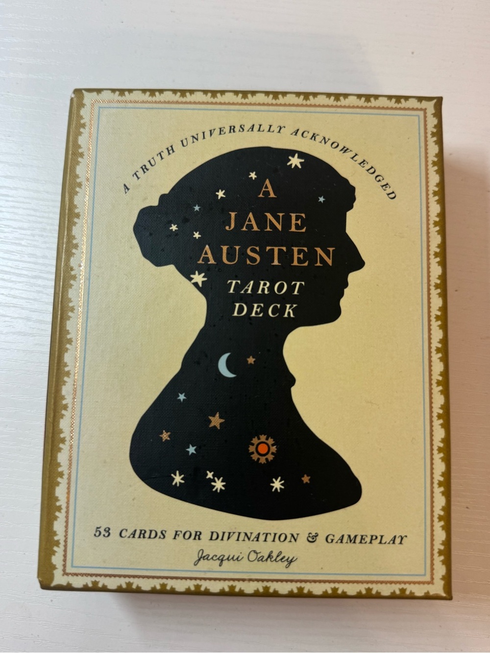 A Jane Austen Tarot Deck - Cream and Black